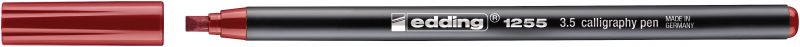 Kalligrafie-Stift edding 1255 calligraphy pen, 3,5 mm, karmesin