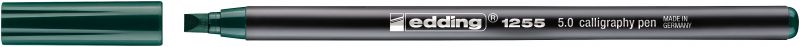 Kalligrafie-Stift edding 1255 calligraphy pen, 5,0 mm, flaschengrün