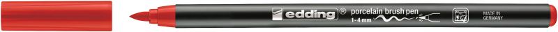 Porzellan-Pinselstift edding 4200, 1 - 4 mm, rot