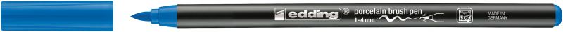 Porzellan-Pinselstift edding 4200, 1 - 4 mm, hellblau