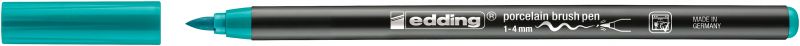 Porzellan-Pinselstift edding 4200, 1 - 4 mm, türkis