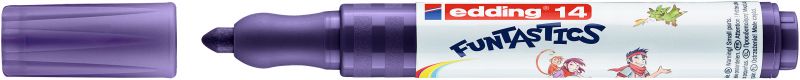 Fasermaler Filzstifte e-14 FUNTASTICS, Violett, ca. 3 mm