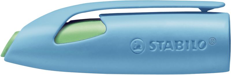 Kappe für ergonomischen Schulfüller - STABILO EASYbirdy in himmelblau/grasgrün