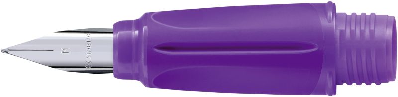Griffstück für Schulfüller - STABILO EASYbuddy in lila/magenta - mit Standard-Feder M