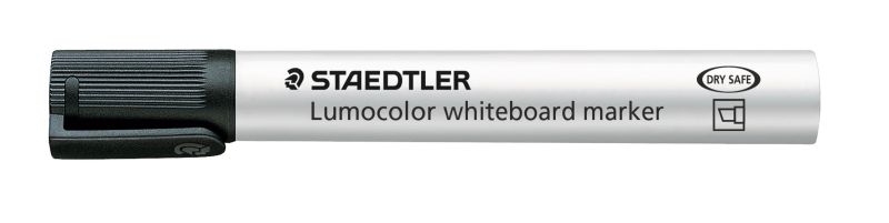 STAEDTLER Lumocolor Whiteboard-Marker 351 B, schwarz Keilspitze