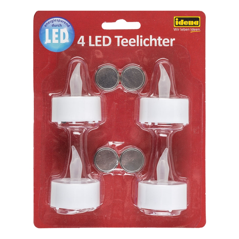 Idena LED Teelichte 4 St.