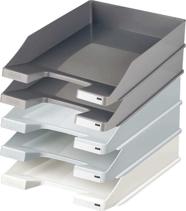 Briefablage KLASSIK, Shades of Grey 10er Pack