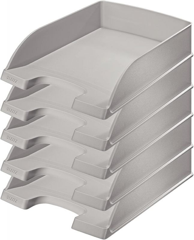 Leitz Briefkorb A4 Standard Plus grau 52270085 5er Pack