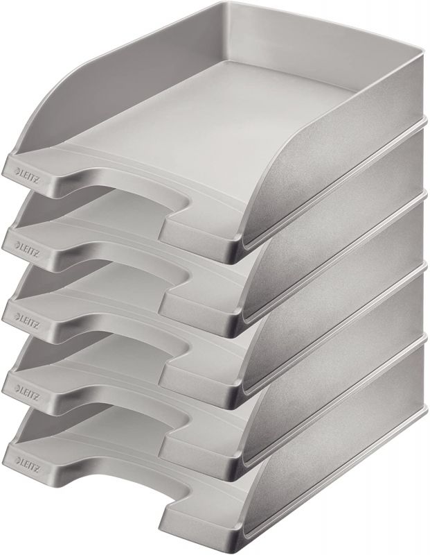 Briefkorb A4 Standard Plus silber 52270084 5er Pack