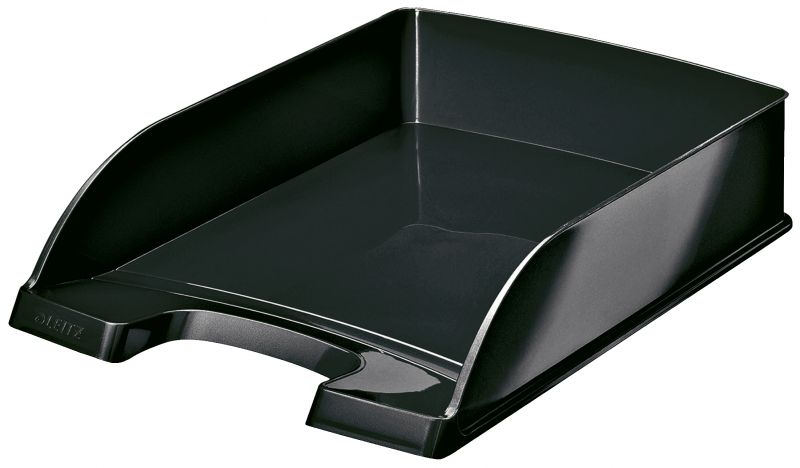 Leitz WOW Briefkorb, A4, schwarz, 52263095 5er Pack