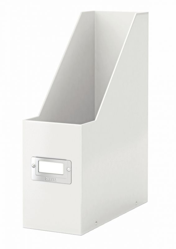 LEITZ Stehsammler Click & Store WOW, A4, Hartpappe, weiß 60470001