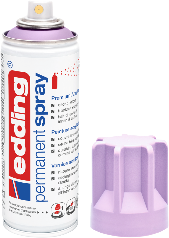 edding 5200 Permanentspray Premium Acryllack light lavender matt