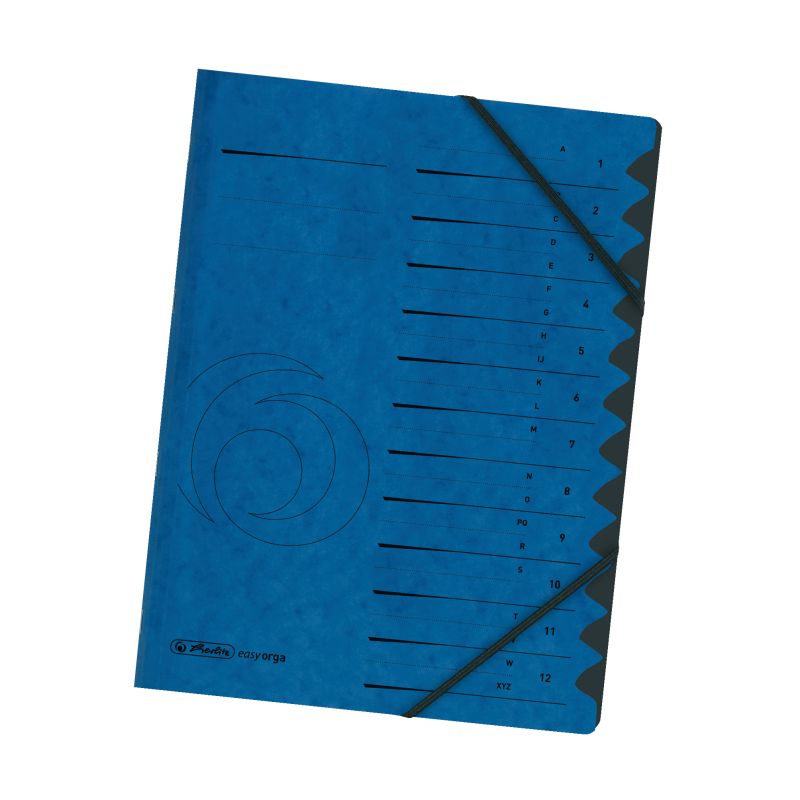 Ordnungsmappe 1-12 Quality blau
