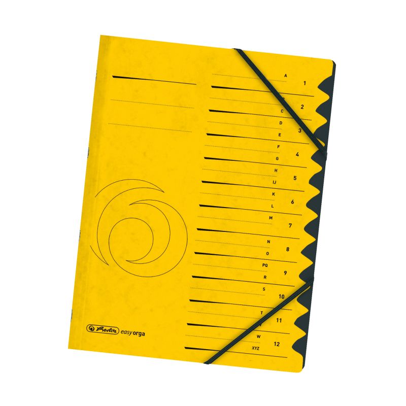 Ordnungsmappe 1-12 Quality gelb