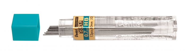 Pentel Feinmine Hi-Polymer 0,7mm, Inhalt: 12 Feinminen