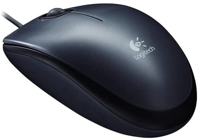 Logitech B100 optical USB black Optische Maus kabelgebunden