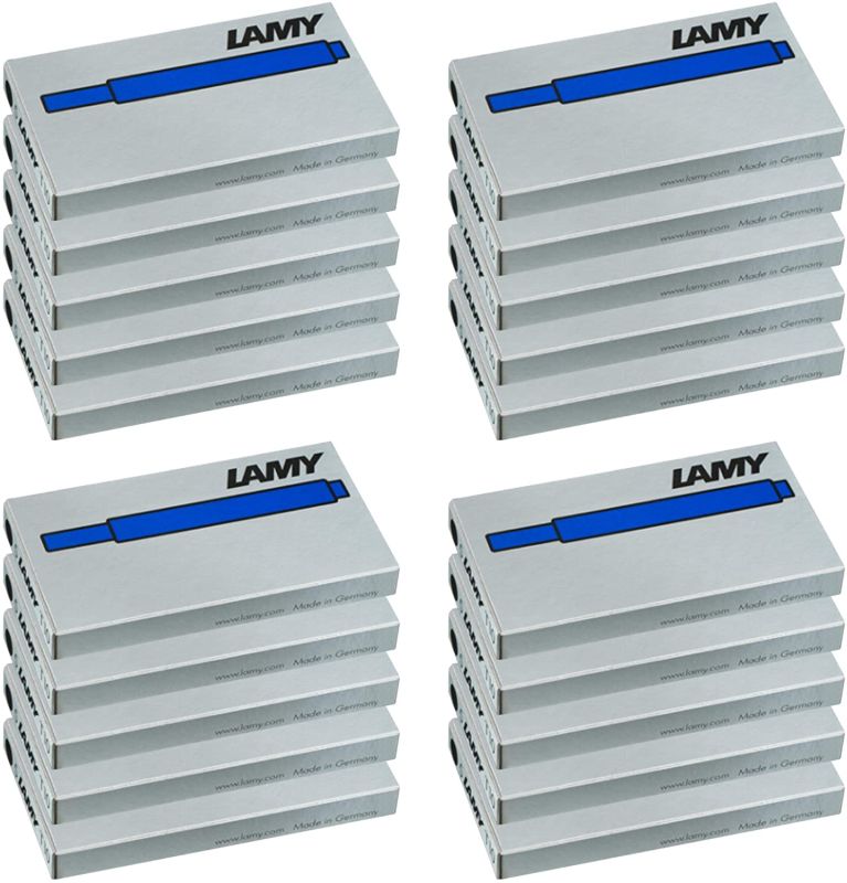 20x LAMY Tintenpatronen T10 blau 20er Sparpack