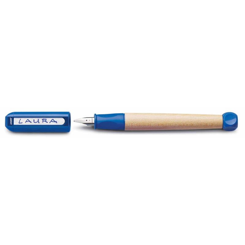 Lamy Füllfederhalter ABC Modell 10, Farbe blau, Feder A (Anfänger), Mit Beschriftungsfeld