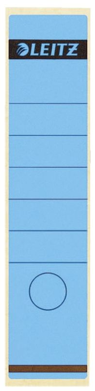 Leitz 1640 Rückenschilder - Papier, lang/breit, 100 Stück, blau