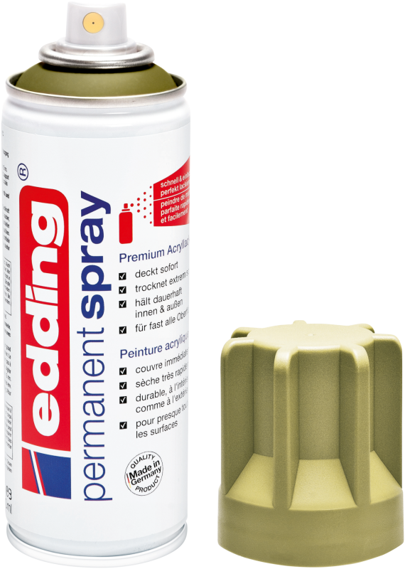 edding 5200 Permanentspray Premium Acryllack khaki matt