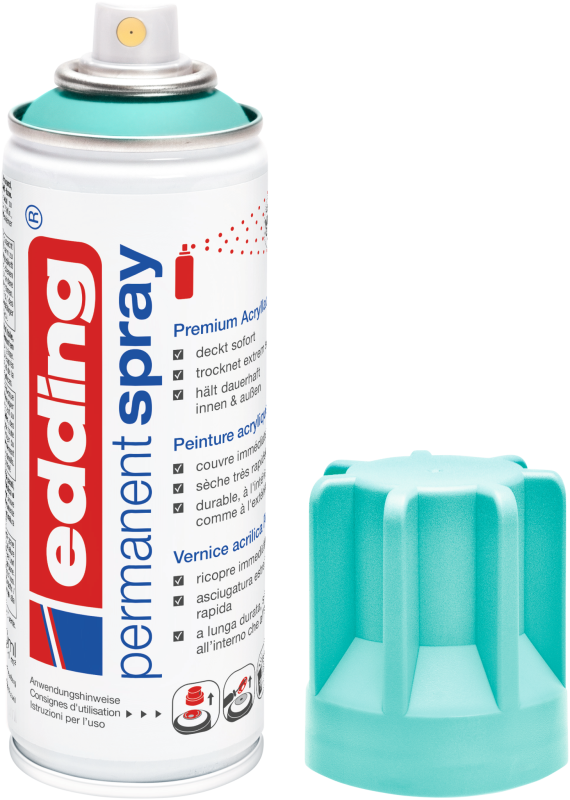 edding 5200 Permanentspray Premium Acryllack opulent türkis matt