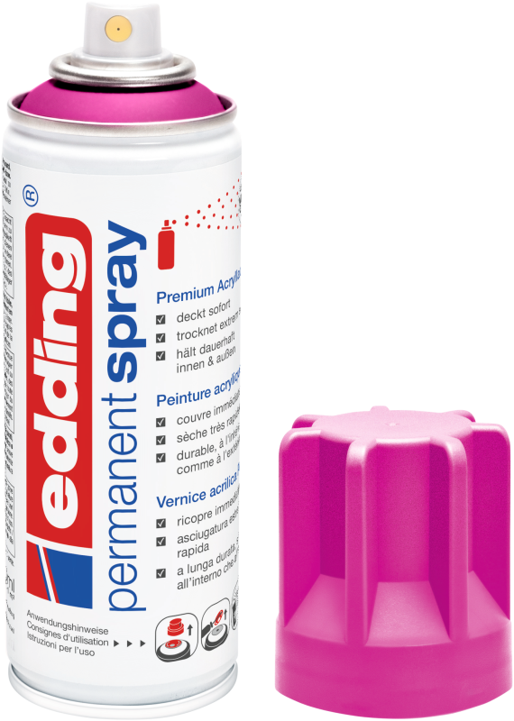 edding 5200 Permanentspray Premium Acryllack telemagenta matt RAL 4010