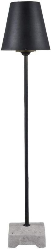 Konstsmide Lucca 456-750 Lounge Leuchte/Wegeleuchte B: 27,5cm T: 27,5cm H: 140cm 60W IP44 lackiertes Metall schwarz