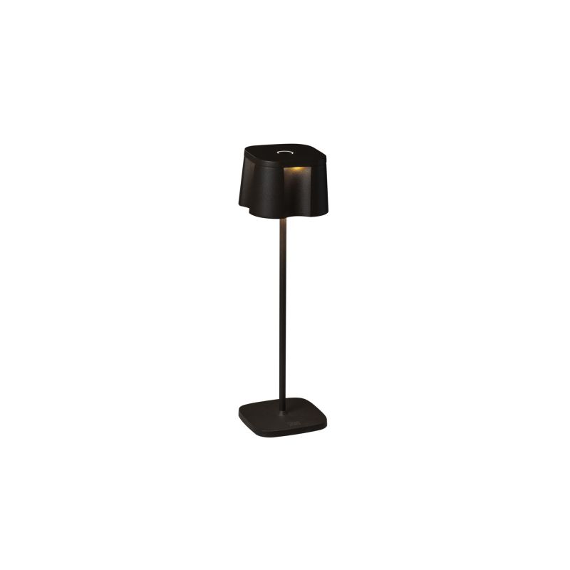 Konstsmide 7818-750 Nice schwarz LED-Außentischlampe 2.5 W Warmweiß Schwarz