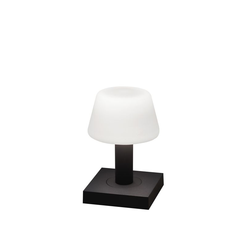 LED Akku Tischleuchte Monaco in Anthrazit und Weiß 2,5W 114lm IP54