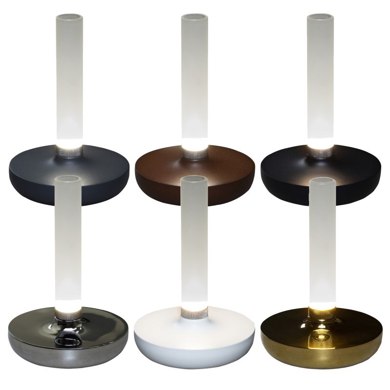 LED Akku Tischleuchte Biarritz 2,5W 54lm IP54 | 6 Farben wählbar