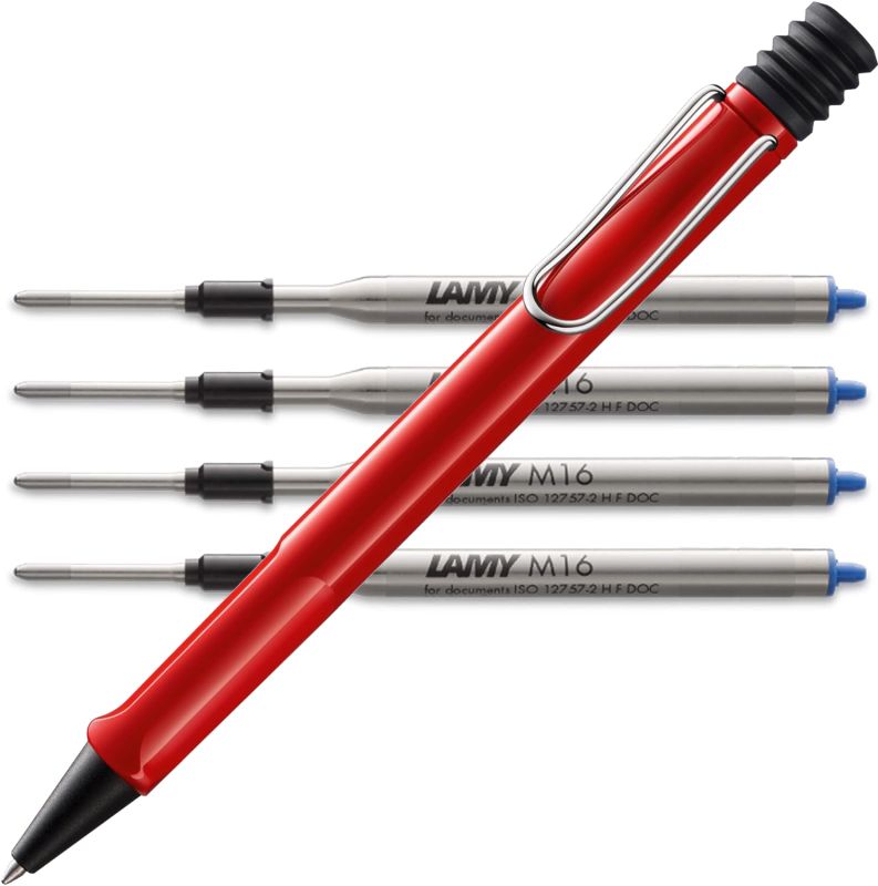 Lamy safari red Kugelschreiber - Bundle mit Minen