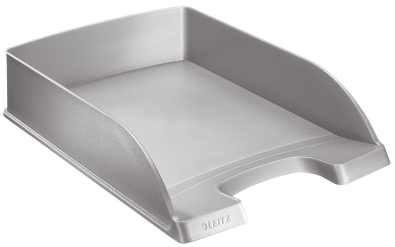Leitz 5227 Briefkorb Standard Plus - A4, Polystyrol, silber