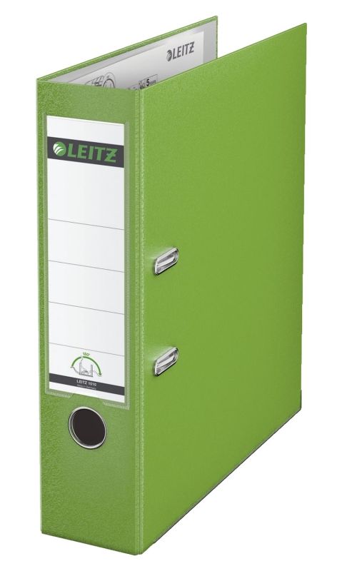 Leitz 1010 Ordner Plastik - A4, 80 mm, hellgrün