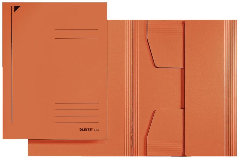 Leitz 3924 Jurismappe - A4, Pendarec-Karton 430g, orange