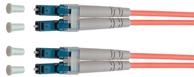 Telegärtner LWL Patchkabel, LC-Duplex - LC-Duplex, OM2, 2 m
