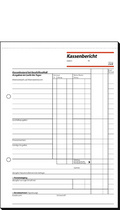 sigel Formularbuch Kassenabrechnung, A4, 2 x 40 Blatt, SD