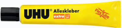 UHU extra Alleskleber FLEX + CLEAN, Kunststofftube, 18 g