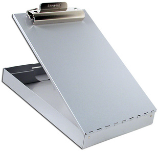 SAUNDERS Klemmbrett Redi-Rite, Aluminium, schwarz