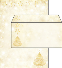 sigel Weihnachts-Umschlag Graceful Christmas, DIN lang