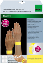 sigel Eventbänder Super Soft, fluoreszierend, sortiert