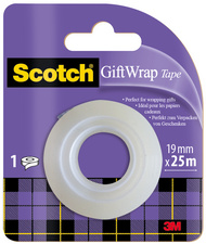 Scotch Geschenk-Klebefilm GiftWrap Tape, 19 mm x 25 m