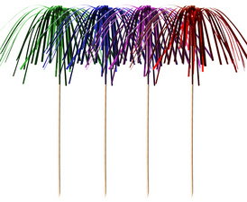 PAPSTAR Partypicker Feuerwerk, farbig sortiert