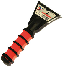 NIGRIN Eiskratzer mit Softgriff, schwarz / rot