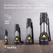 VARTA Taschenlampe Day Light Multi LED F10, inkl. Batterie