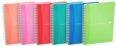 Oxford Spiralbuch My Colours, DIN A5, liniert, 90 Blatt