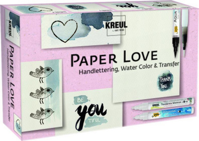 KREUL Kreativ-Set PaperLove, 6-teilig