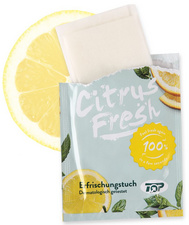 HYGOSTAR Erfrischungstuch Citrus Light, 250er Polybeutel