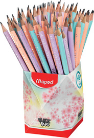 Maped Bleistift BLACKPEPS PASTEL, Härtegrad: HB,72er Köcher