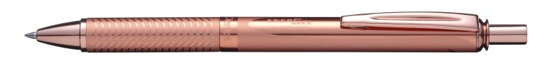 Pentel Liquid Gel-Tintenroller EnerGel Sterling BL407, Druckmechanik, nachfüllbar, 0,35mm, Schwarz