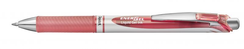 Pentel Liquid Gel-Tintenroller EnerGel BL77, Druckmechanik, nachfüllbar, 0,35mm, Koralle